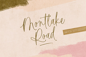 Montlake Road Script Font