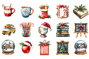 Cute Teachers Clipart, an Illustration by Designking (Thumbnail 3 of 5)