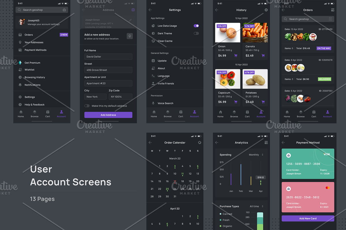 Geo Shop - Grocery Shopping App, an App Template by azyrusthemes (Photo 13 of 15)