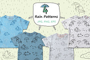 The Pigeon & the Fall patterns, an Illustration by Zooza Art (Thumbnail 4 of 8)