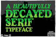 Grave Obsession - Grunge Font, a Serif Font by Remedy667 (Thumbnail 5 of 9)