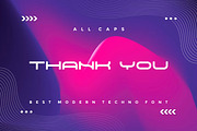Bengex Modern Techno Font, a Sans Serif Font by alanwarstd (Thumbnail 5 of 5)