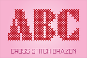 Cross Stitch Display Font Bundle, a Font by GG Design (Thumbnail 14 of 23)