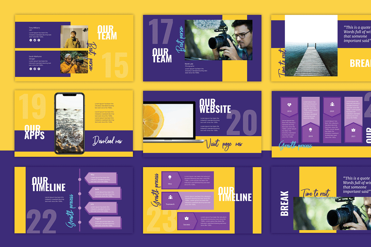 Portfolio Bundle Templates, a Presentation Template by deTheme (Photo 9 of 13)