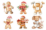 Christmas Gingerbread Jobs Clipart, an Icon by Daily.Designs (Thumbnail 2 of 5)