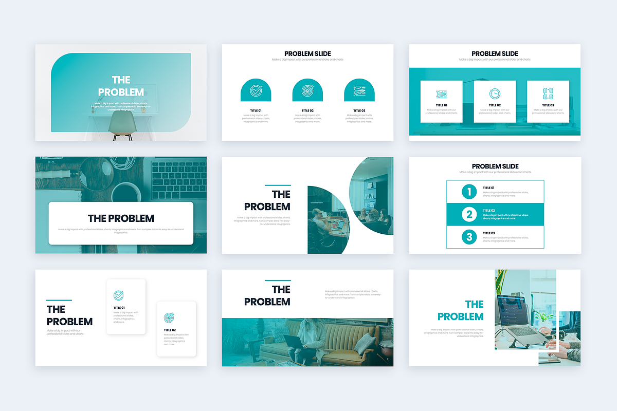 Problem Powerpoint Slides, a Presentation Template by Slidesmash