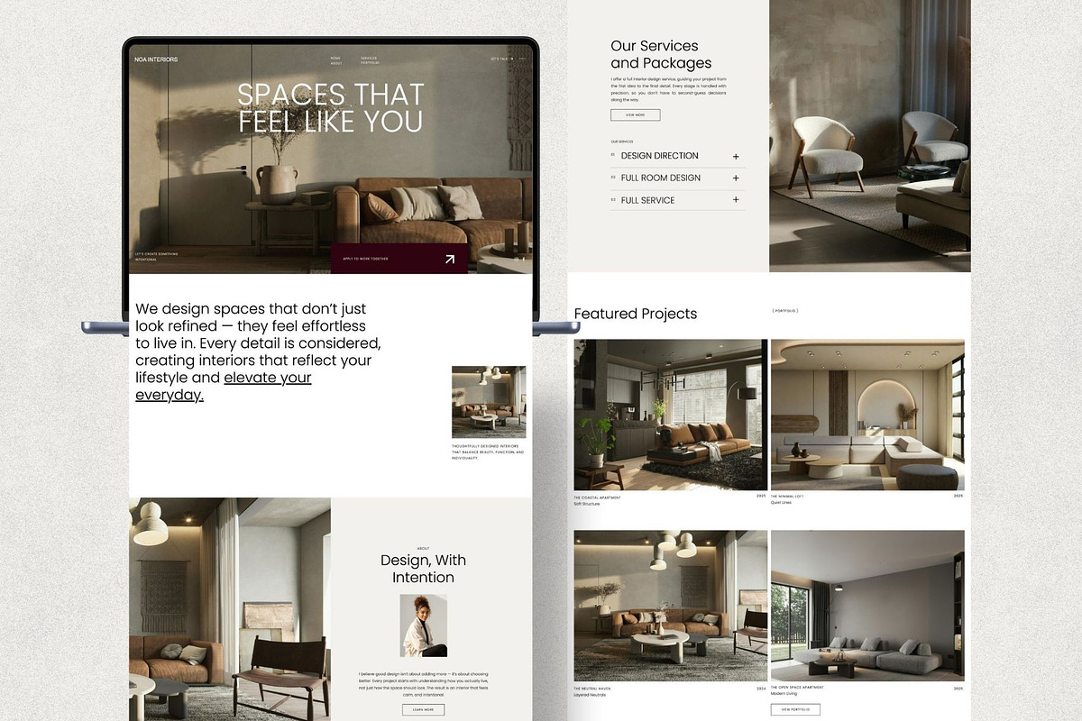 Showit Website for Interior Designer, an App Template by Digital&Chic (Photo 4 of 8)