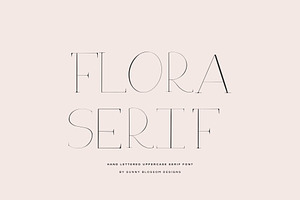 Flora Serif - Modern Serif Font