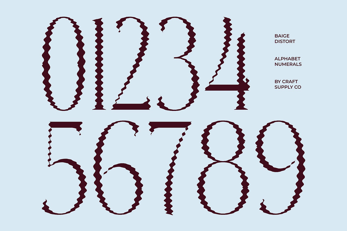 Baige Distort, a Serif Font by Craft Supply Co. (Photo 6 of 8)