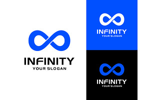 Infinity Blue Logo, a Branding & Logo Template by ika trisiana