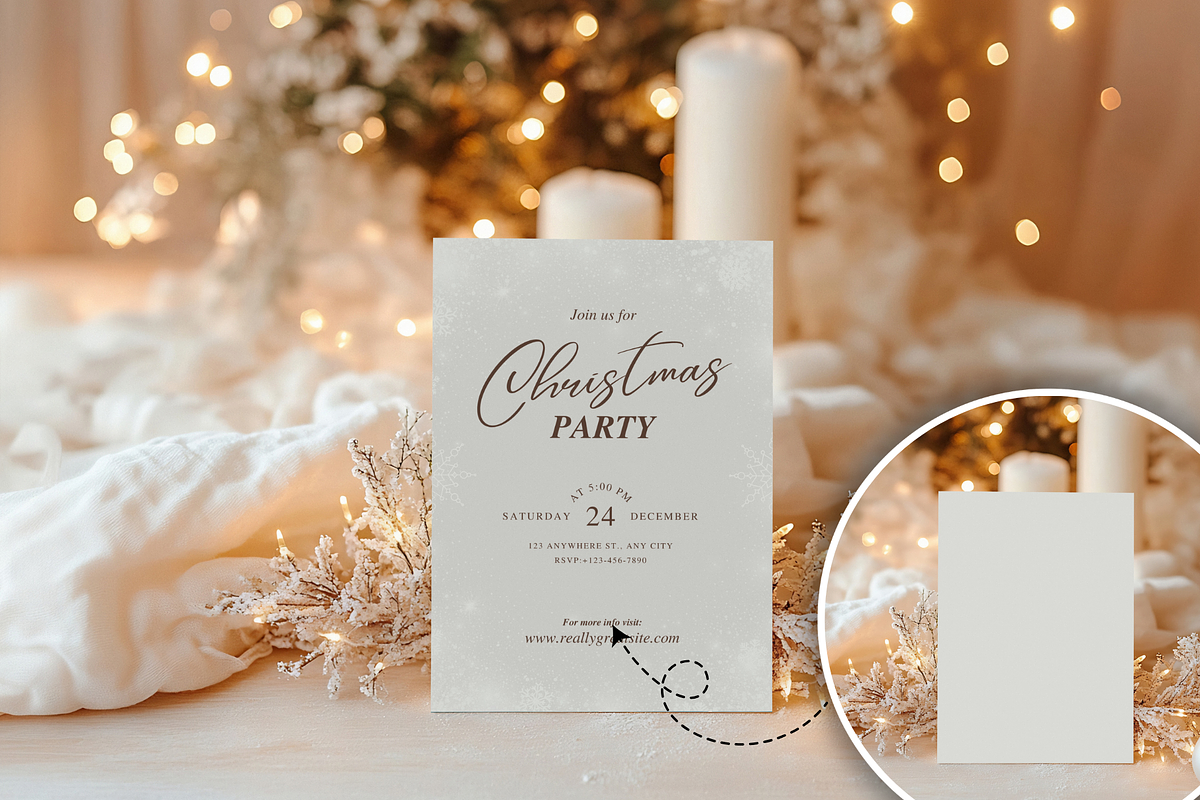 Christmas Card Mockup Bundle, a Product Mockup by TatiMockup (Photo 5 of 8)