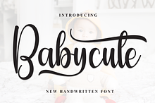 Babycute | Script Font