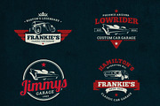 Classic Car Garage Logos, an Object Graphic by g design (Thumbnail 3 of 3)
