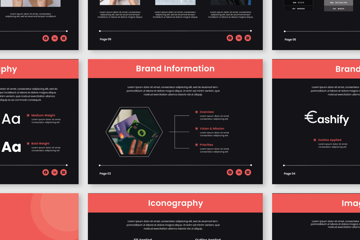 Cashify - Finance Brand Guideline, a Branding & Logo Template by productype1 (Photo 3 of 3)