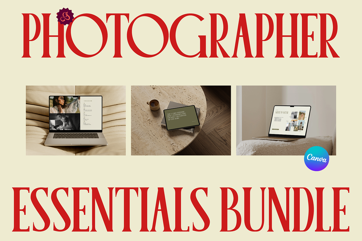 Photographer's Essential Bundle, a Marketing Template by Third Ginger Studio (Photo 1 of 13)