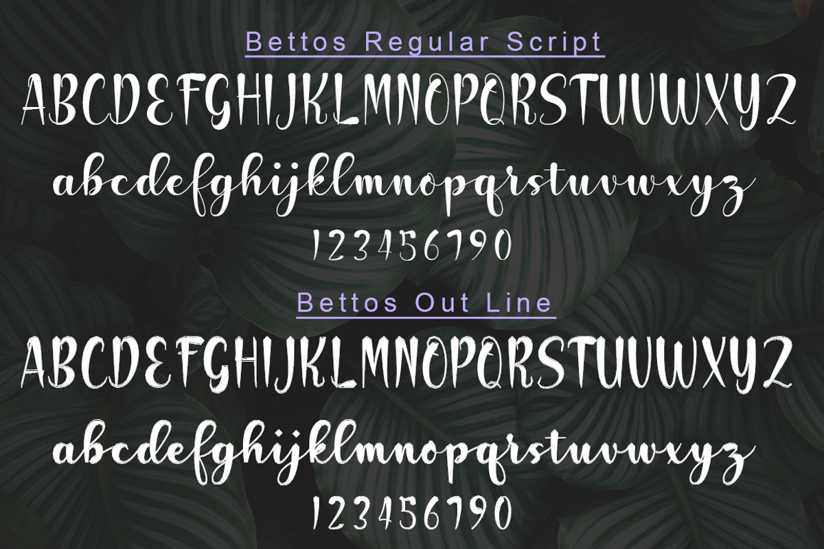 Bettos Font Duo preview 6