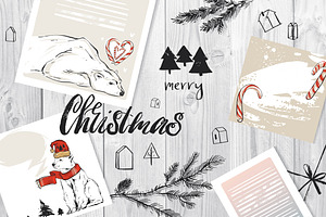 Dear Santa Christmas set, a Card Template by Anastasy_helter