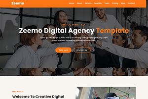 Corporate Business Agency HTML Theme