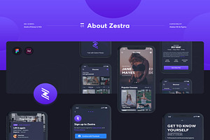 Zestra Fitness UI Kit, an UI Kit Template by Lumina_ui_ux202