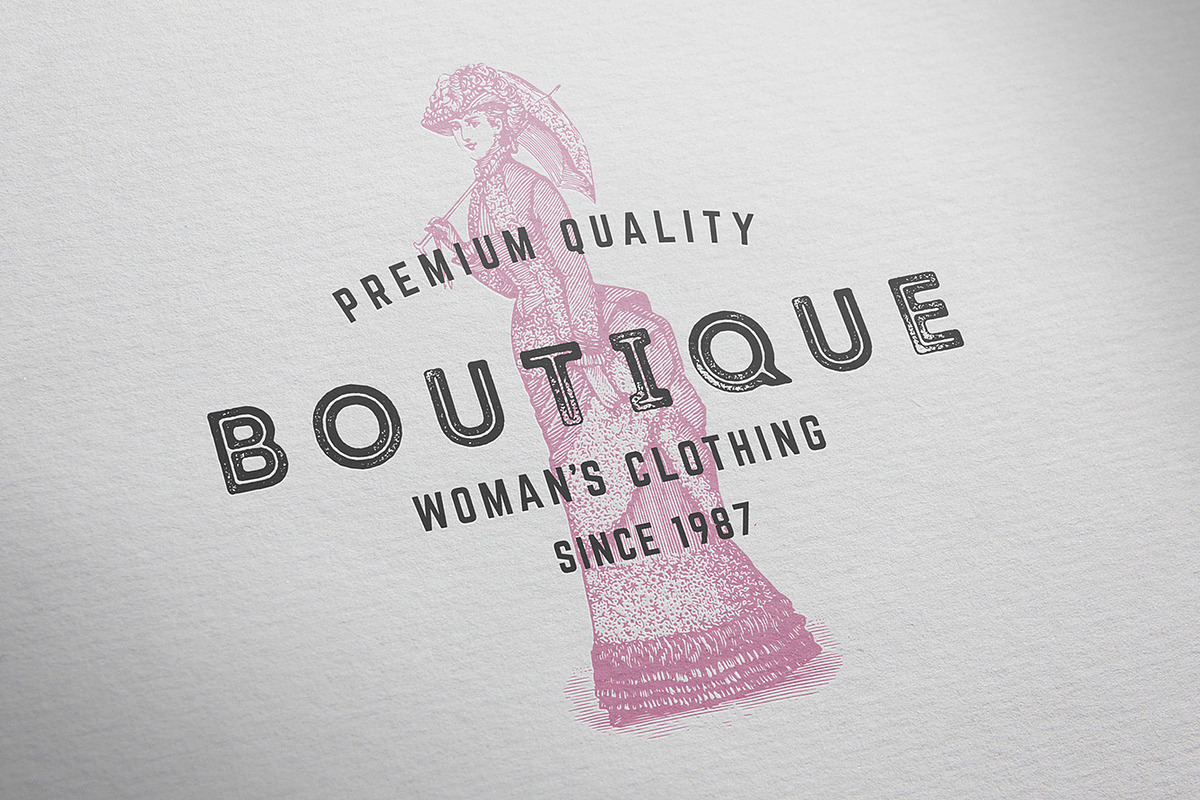 Ladies' Fashion Engravings, an Illustration by Graphic Goods (Photo 8 of 9)