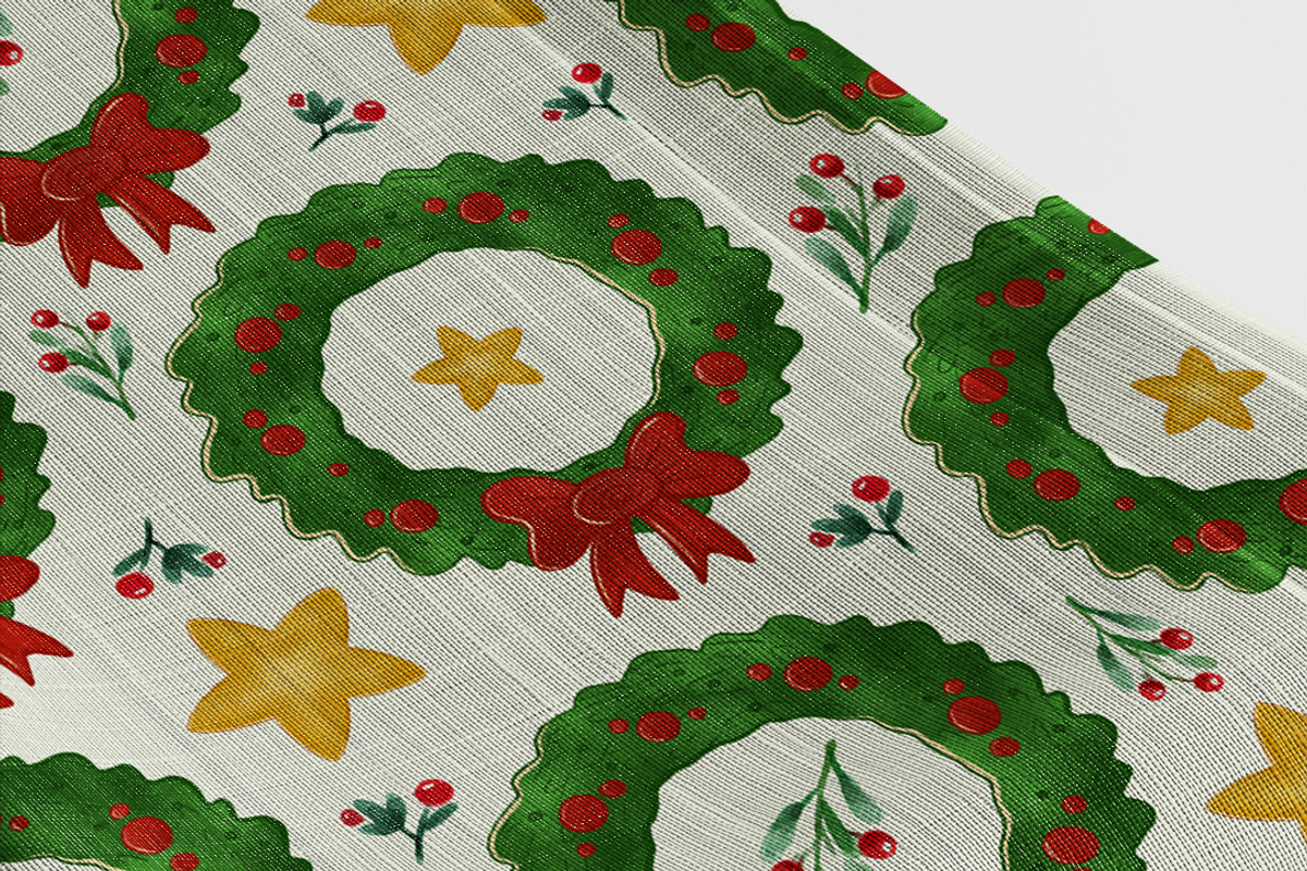 Xmas Ornaments Seamless Pattern, a Pattern Graphic by Kreeya Art Shop (Photo 2 of 10)