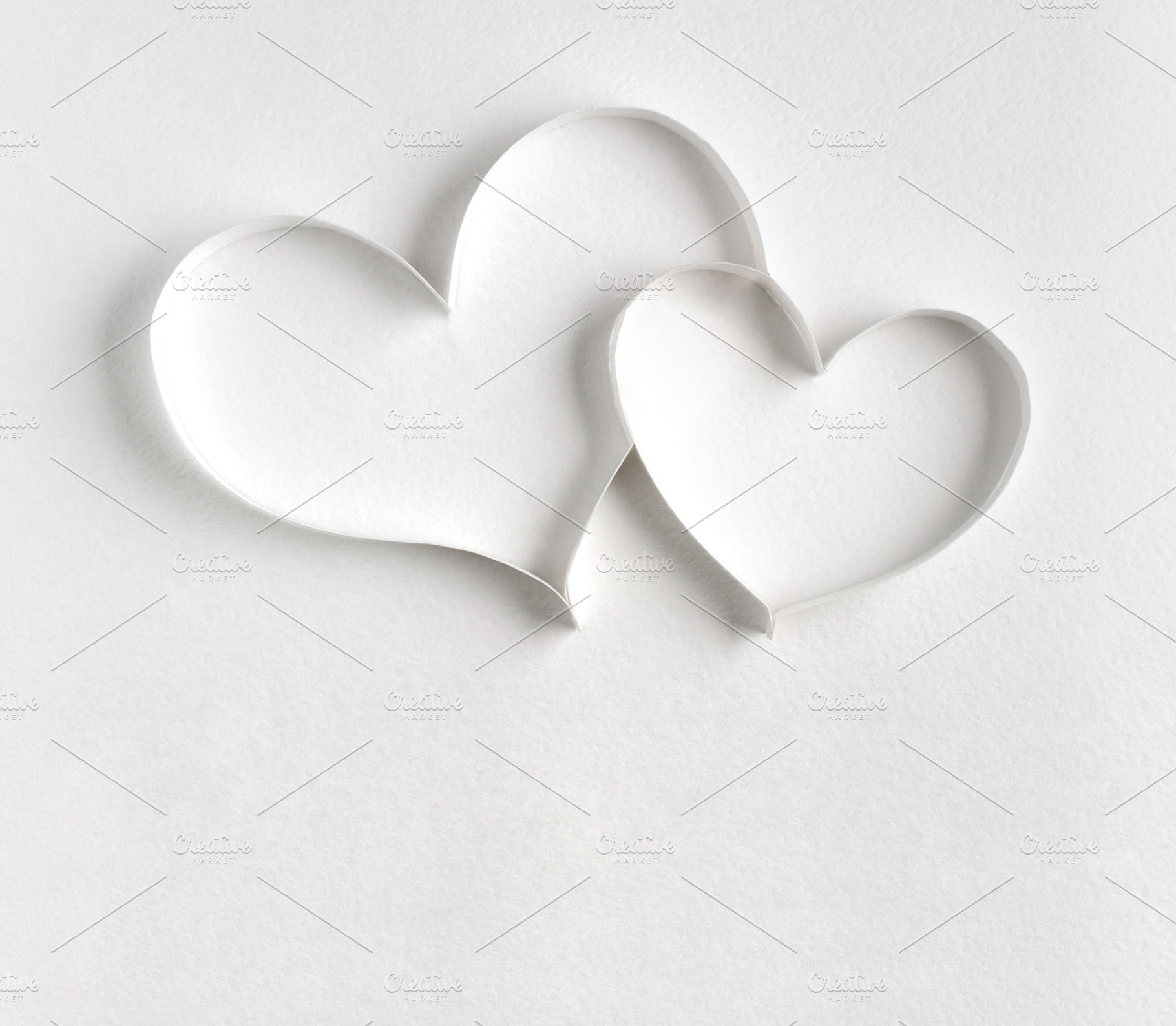 Paper hearts stock photo containing heart and paper