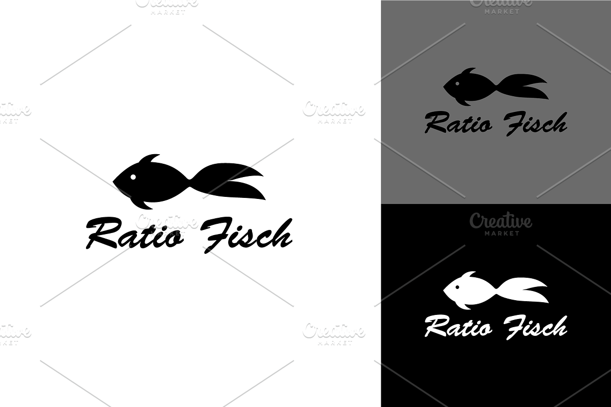 Stylized Logo of Ratio Fisch, a Branding & Logo Template by zaqilogo (Photo 1 of 2)
