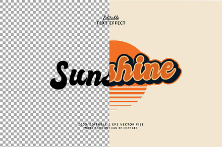 Text Effect Sunshine, a Layer Style Add-On by Navy Graphic