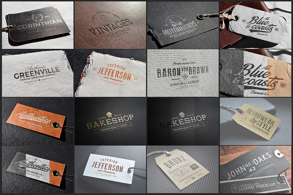 64 Logo Mock-ups Bundle, a Mockup by Graphicdome (Photo 2 of 5)