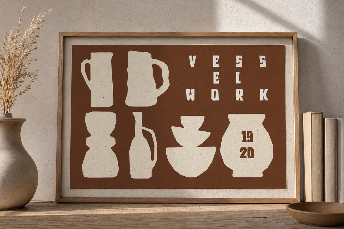 Modern Pottery Silhouettes, an Object Illustration by Tekuni (Photo 8 of 11)