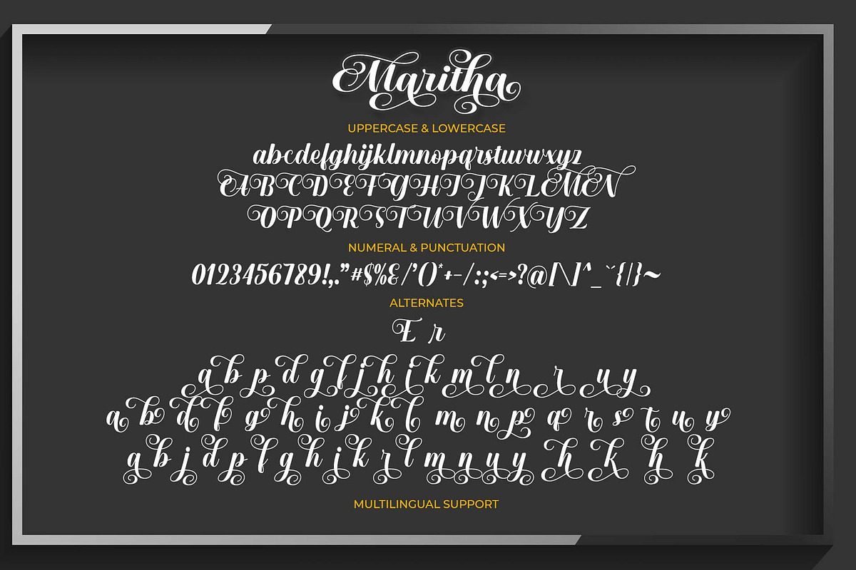 Maritha, a Script Font by Doehantz Studio (Photo 6 of 7)