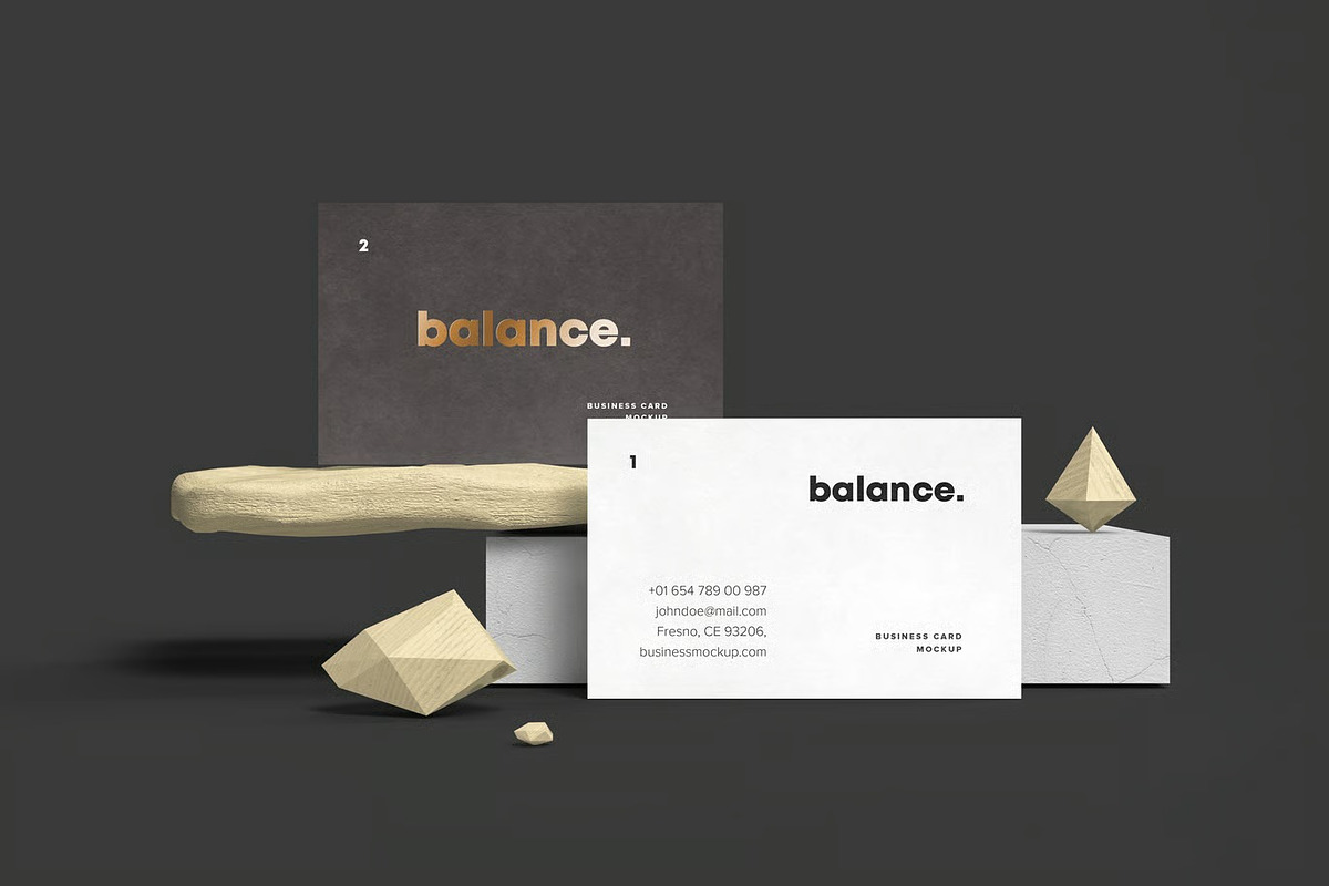 Business Card Mock-up 85x55, an Advertising Mockup by zippypixelstudio (Photo 3 of 13)
