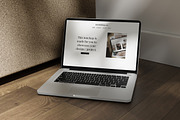 Laptop Mockup, a Mac Mockup by Symie Design (Thumbnail 1 of 3)