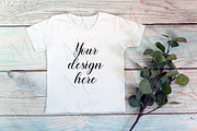 18 Kids White t-shirt Mockup bundle., a Print Template by MockupMarket (Thumbnail 14 of 19)