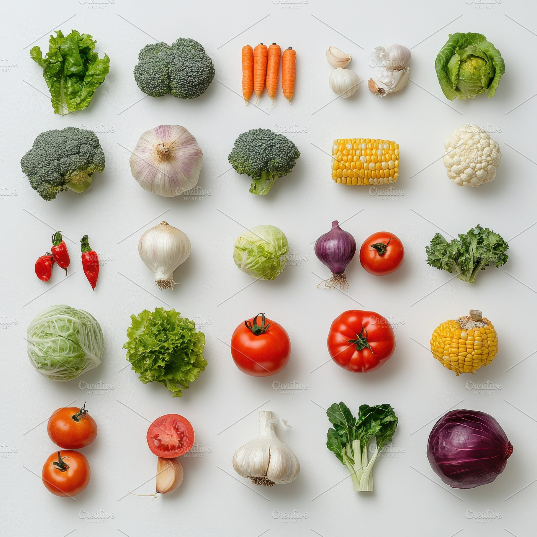 Fresh vegetables, broccoli, carrots,, a Food & Drink Photo by Pixeness Studio