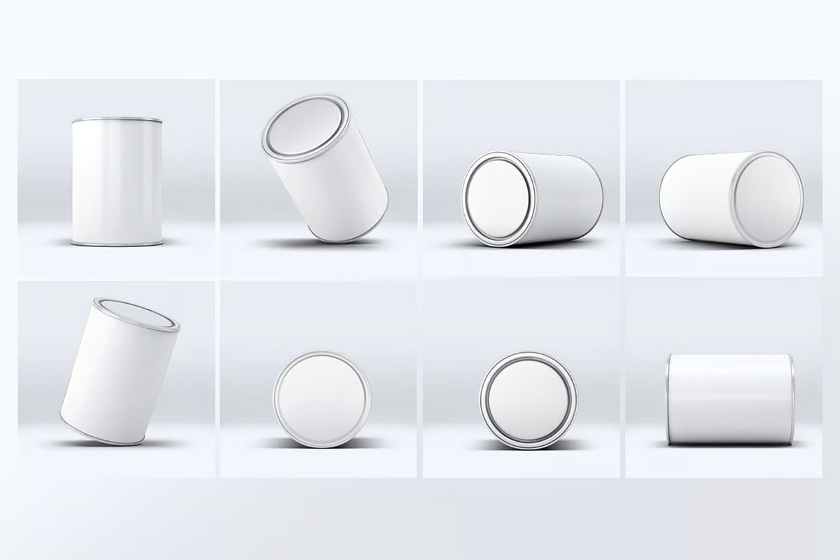 Paint Can Mockup, an Advertising Mockup by Hubzway (Photo 8 of 8)