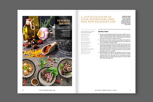 Cookbook / Recipe Book Layout