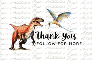 Dinosaur Clipart Watercolor PNG