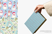 pastel Christmas seamless patterns, a Pattern Graphic by Patishop Art (Thumbnail 10 of 10)