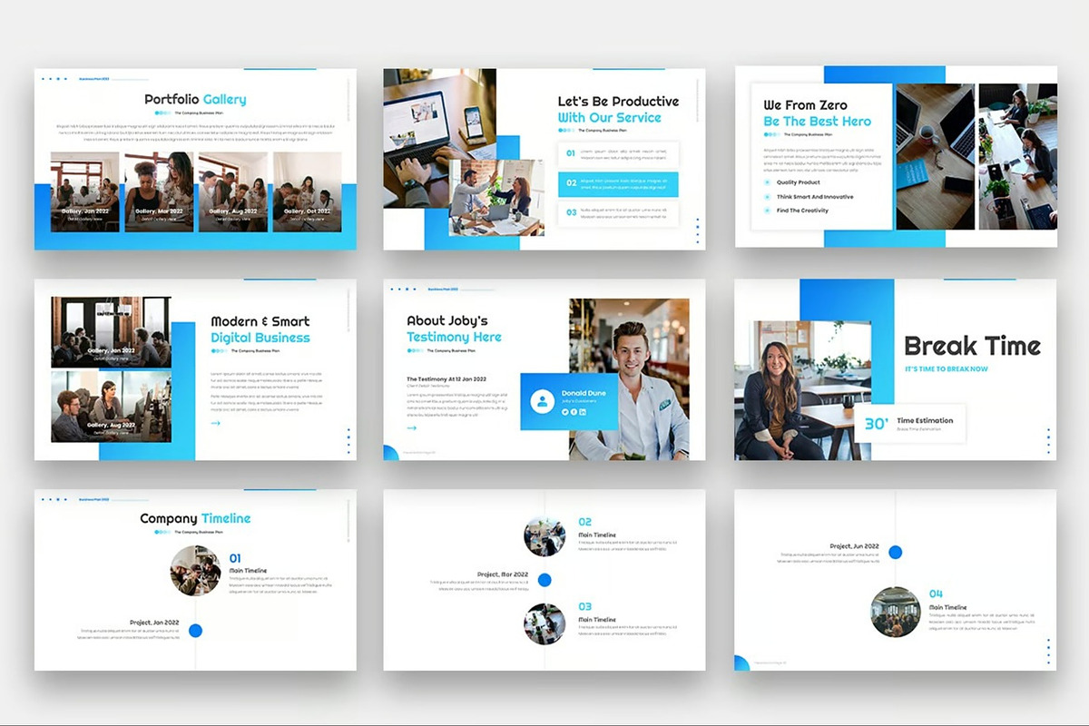 Joby - Business Powerpoint Templates, a Presentation Template by Fit-tee (Photo 6 of 6)