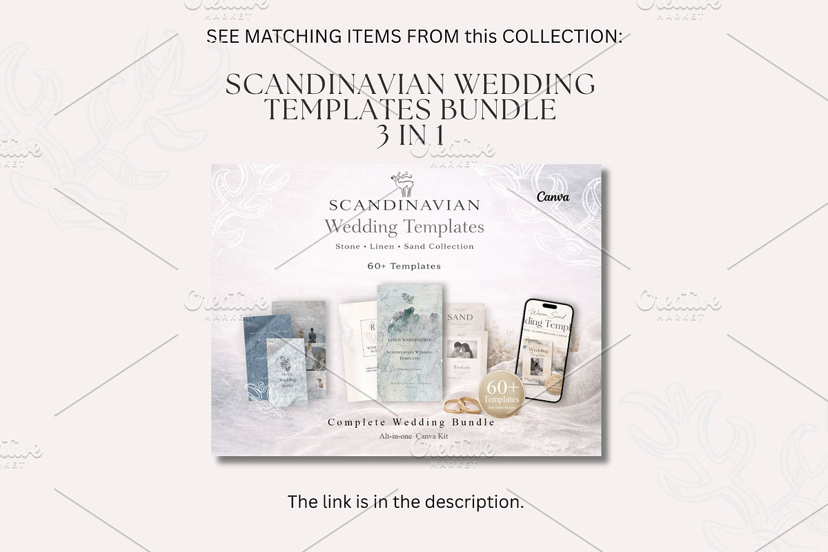Blue Wedding Invitation Template Can, a Templates & Theme by Alisa Mikibith Art (Photo 10 of 10)