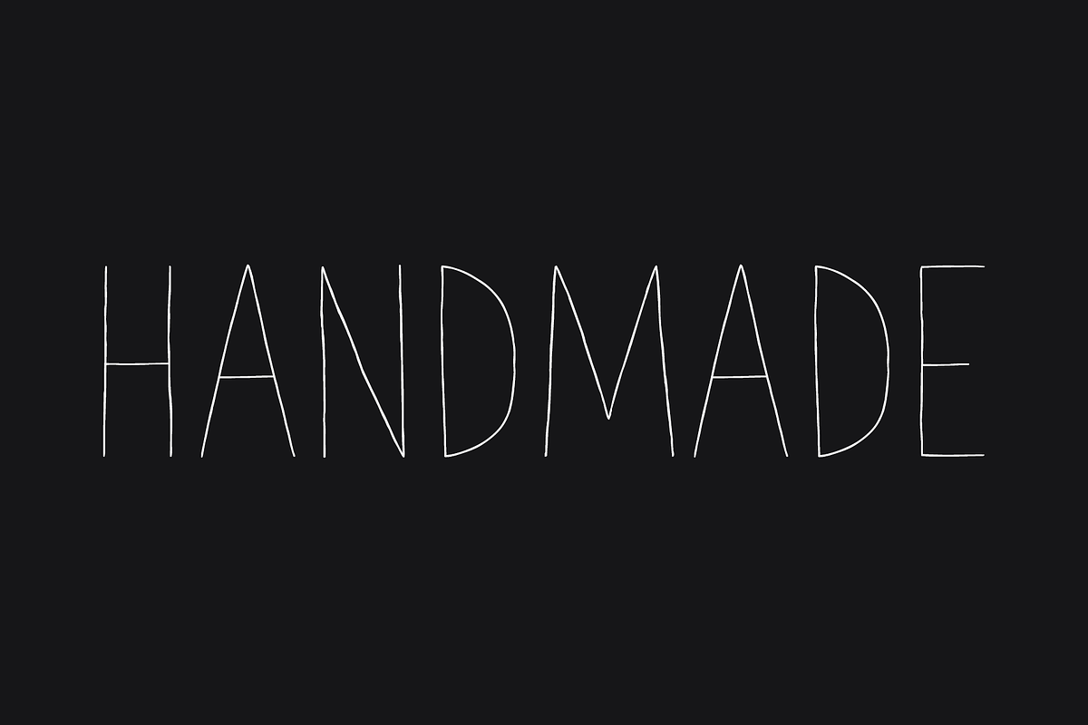 The Hand Wide Font Coll. (8 fonts), a Sans Serif Font by S&C Type (Photo 4 of 10)
