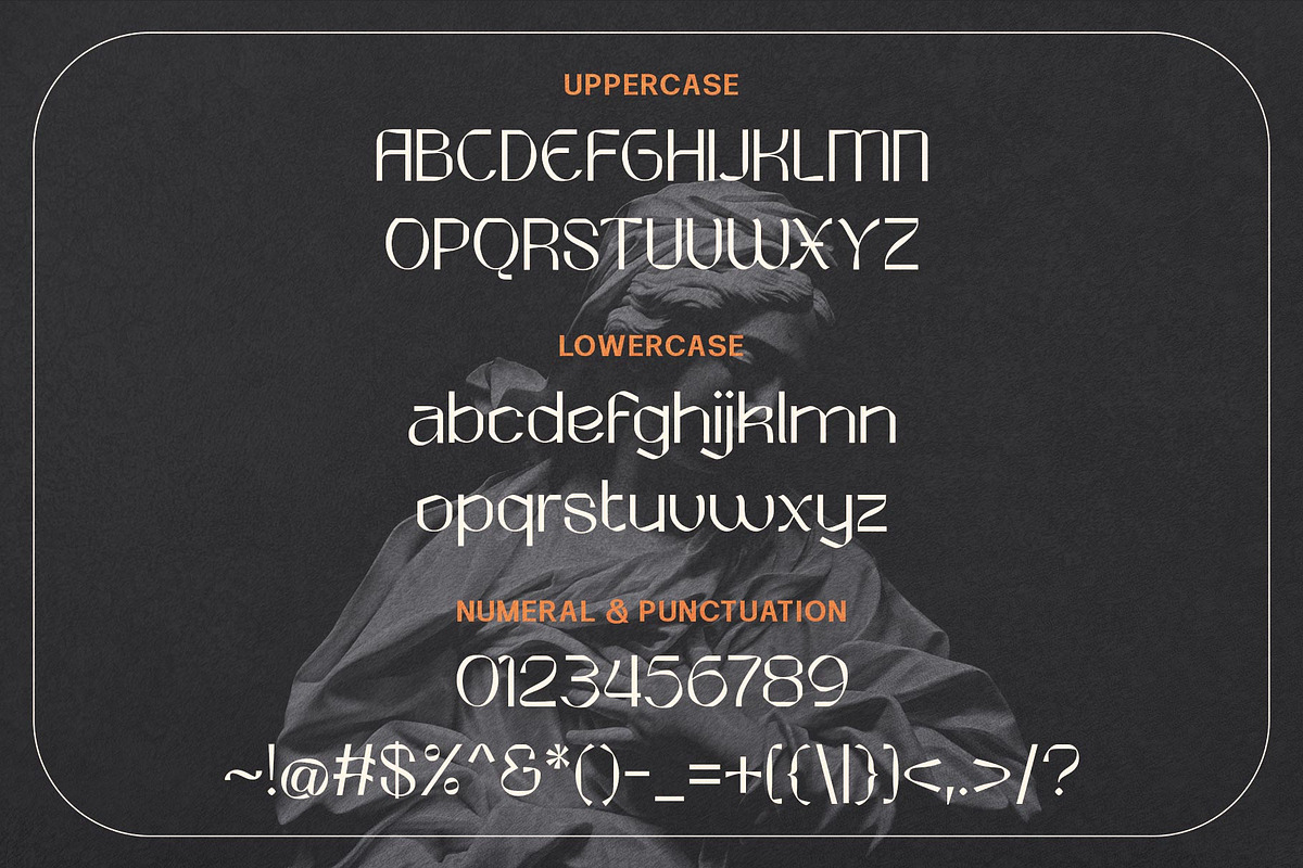 Round Saetan Typeface, a Blackletter Font by alit design (Photo 6 of 15)