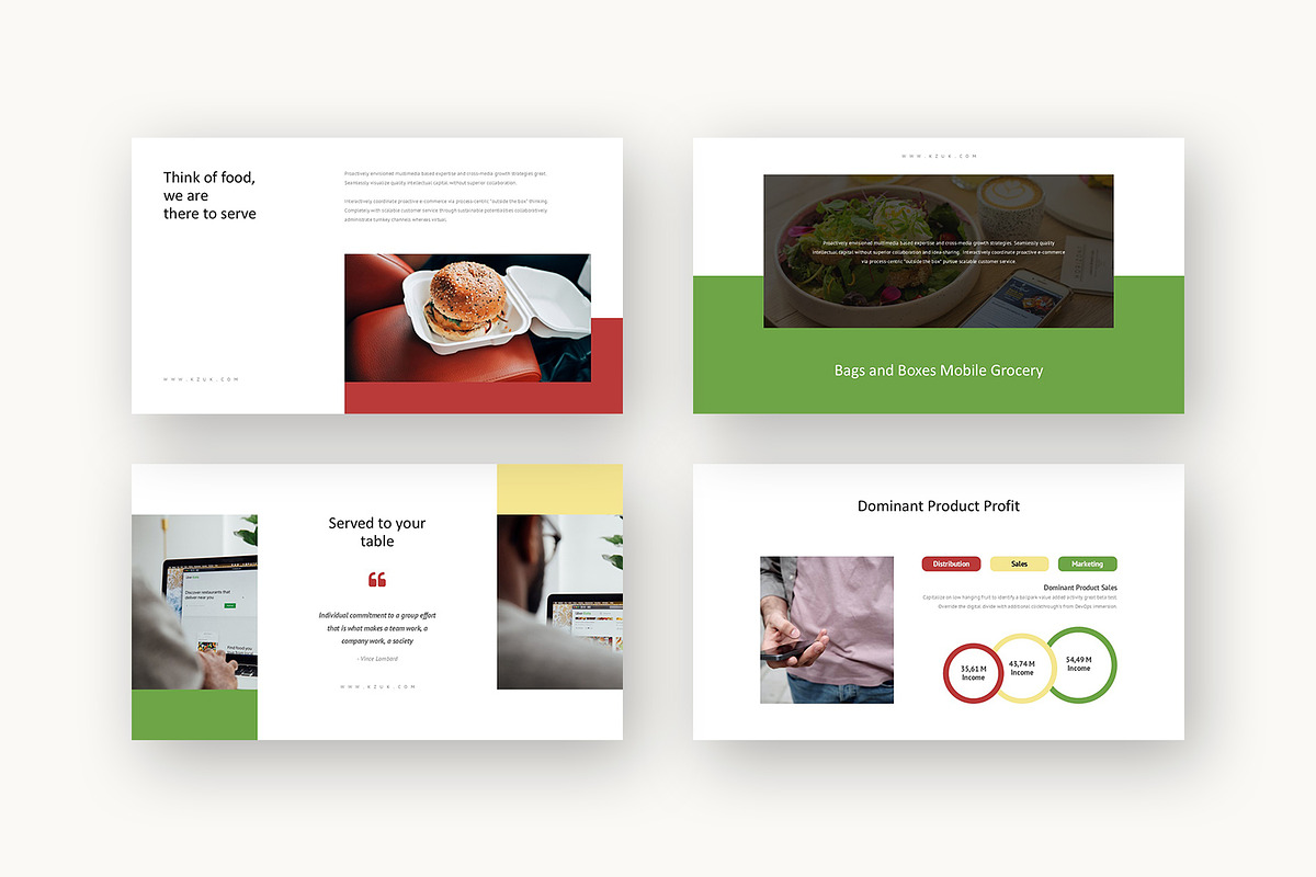 Kzuk : Food Business Powerpoint, a Presentation Template by Punkl Camp (Photo 6 of 16)
