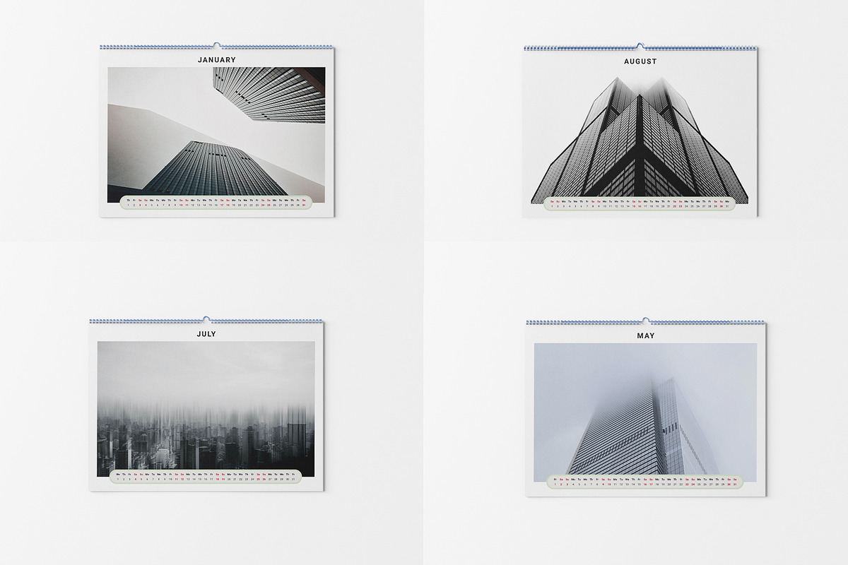 Calendar Template/Landscape 2026, a Stationery Template by Design Zone (Photo 3 of 7)