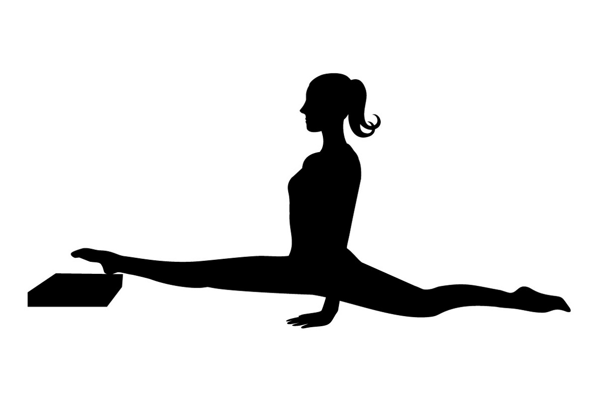 Girl sit on twine black silhouette, a Healthcare Illustration by Svetlana Voloshina (Photo 3 of 4)
