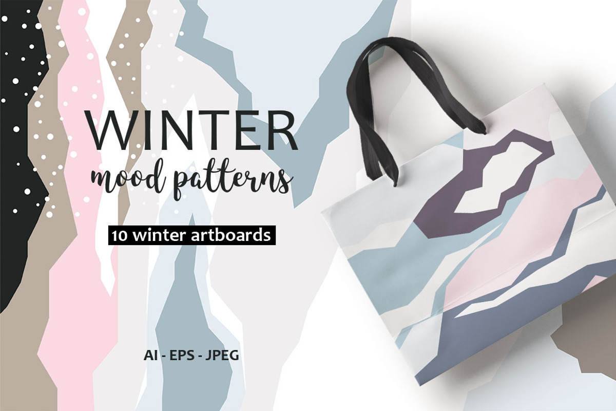 Winter mood patterns, an Illustration by ItsDianaDesign (Photo 1 of 6)
