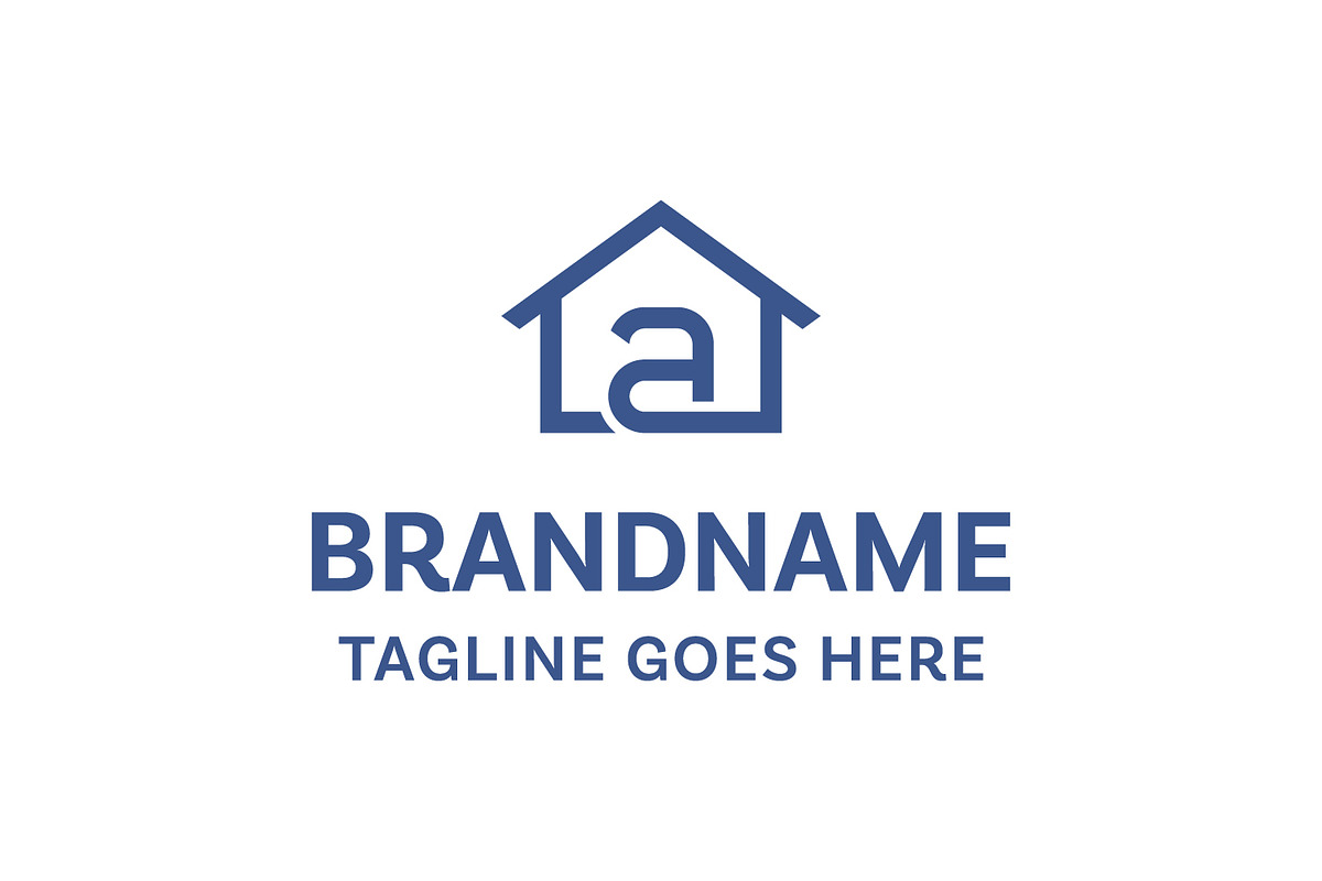 Letter A Home Simple Logo, a Branding & Logo Template by Pray Art Design Studio (Photo 1 of 2)