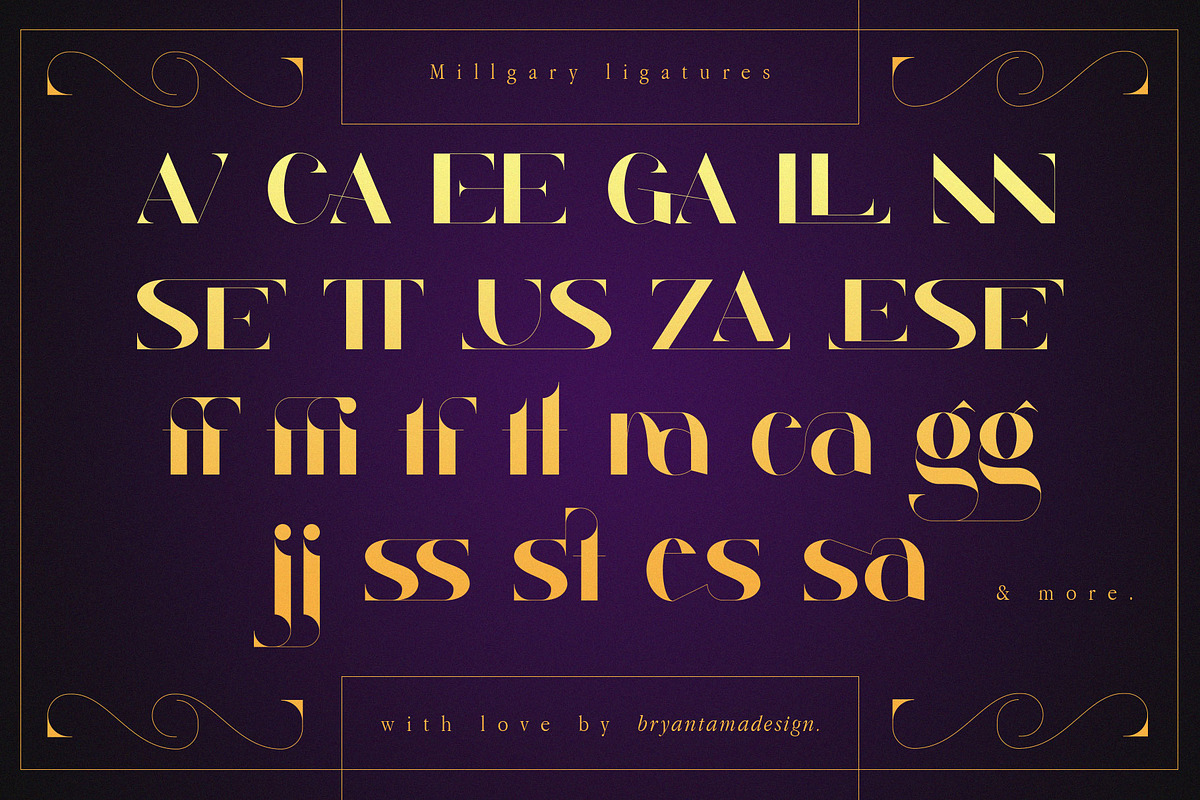 Millgary - Classy Font, a Sans Serif Font by StudioinBry (Photo 4 of 18)