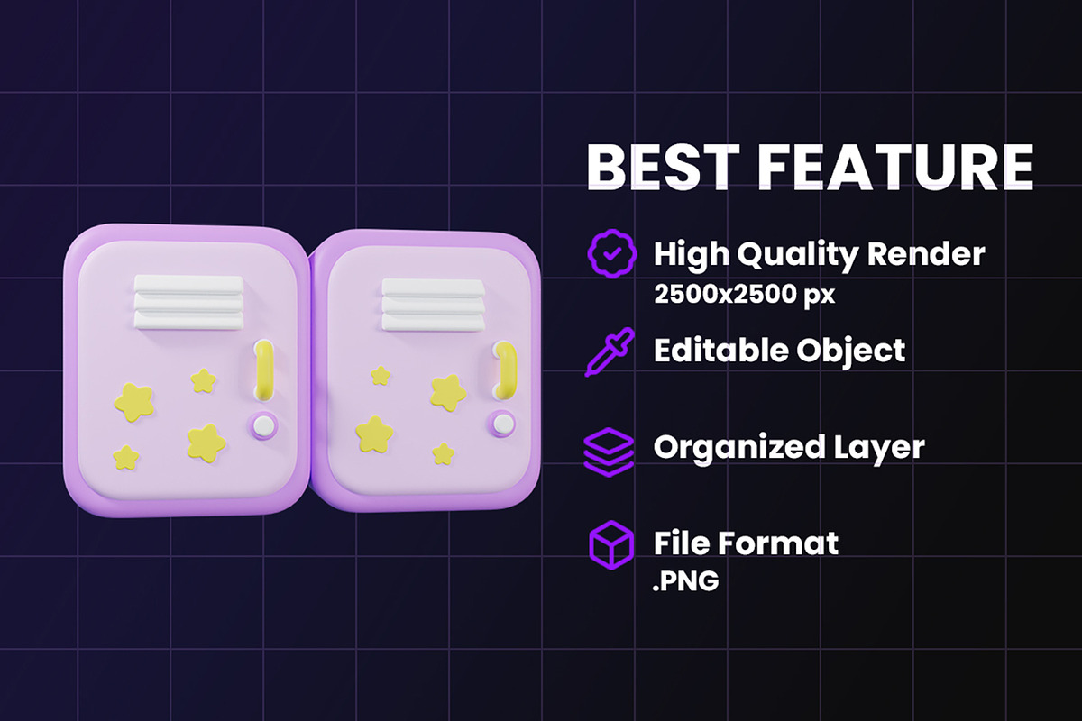 3D Back to School Icon Pack, an Object Graphic by Artnivora.Std (Photo 2 of 4)